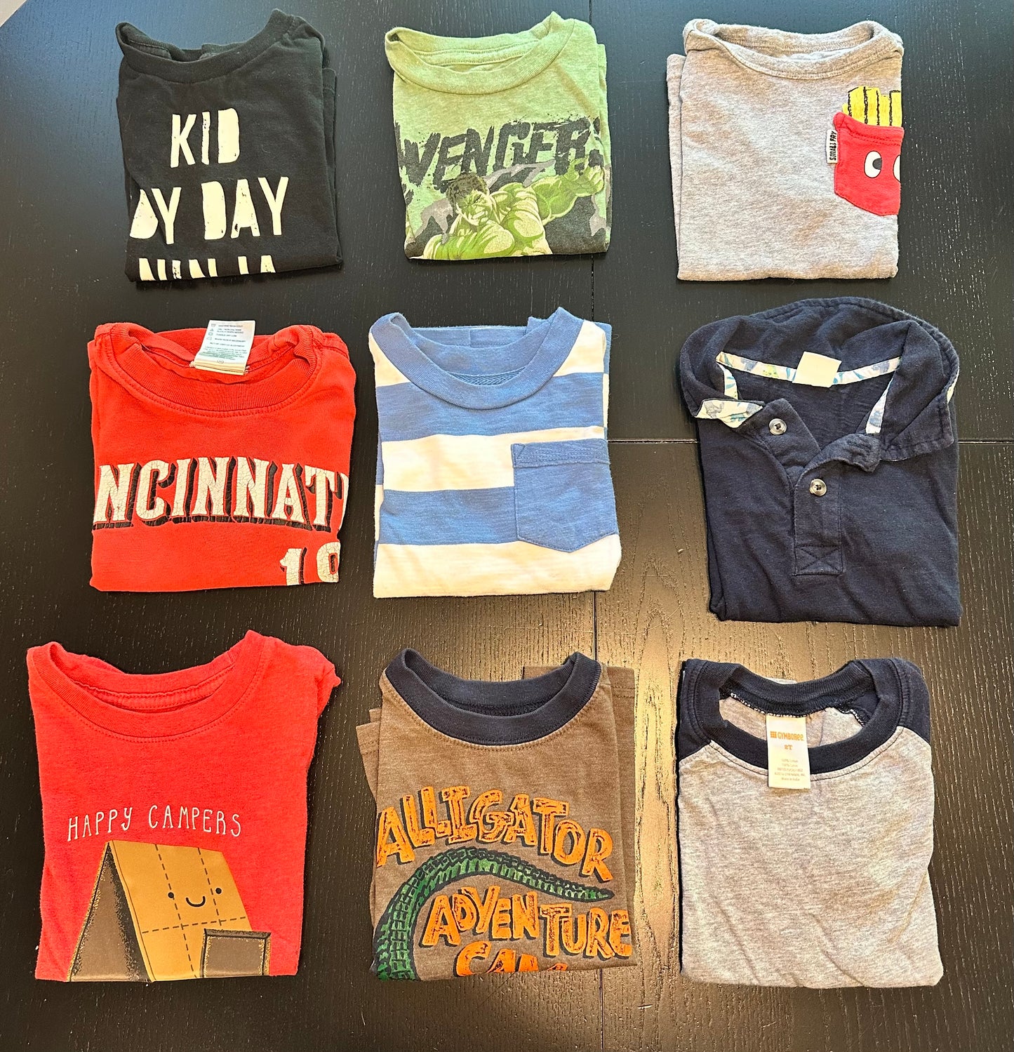 #102A Boy's 2T Shirt Bundle (9 Shirts) *REDUCED*