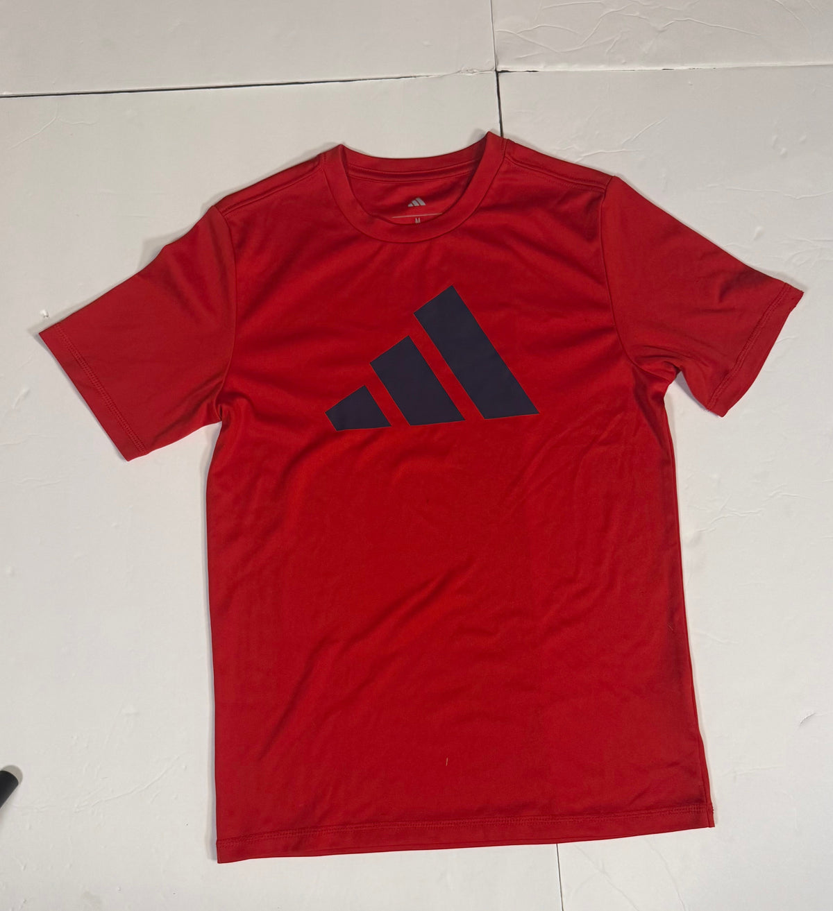 #141 Boys Medium 10-12 Adidas Athletic Shirt Set  - Red. Gray, Green and Navy
