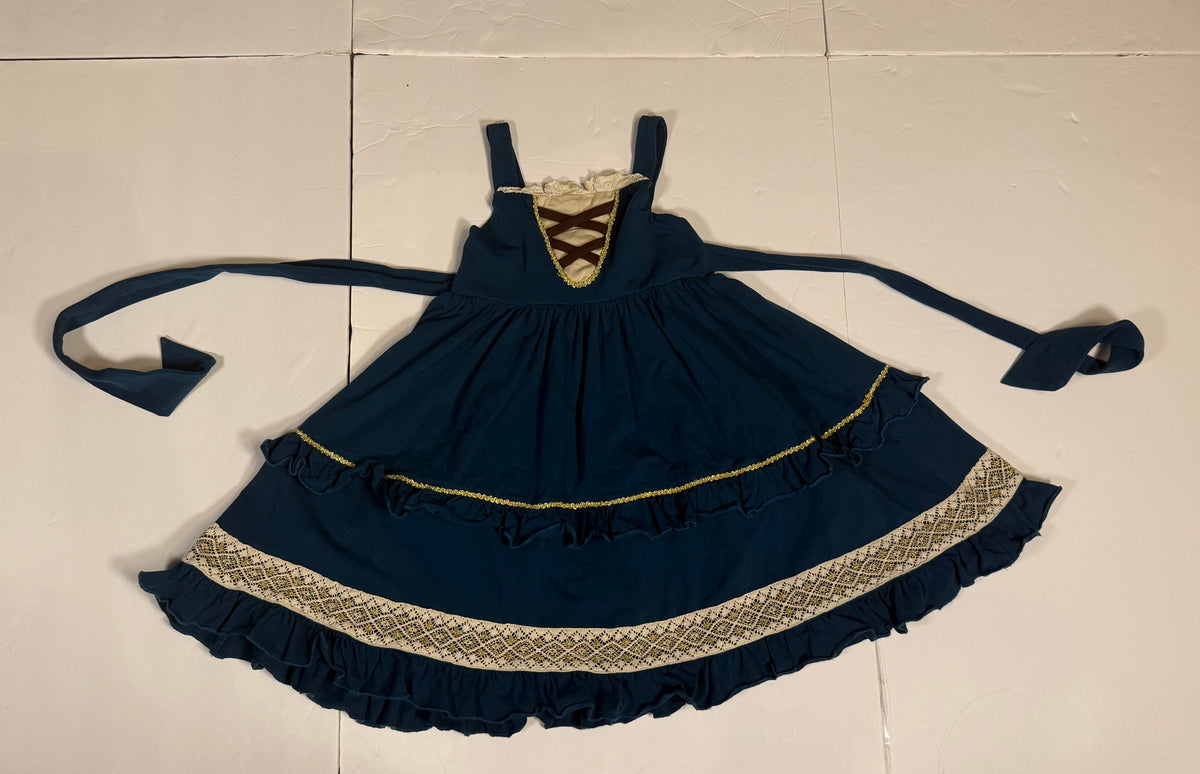 #141 Girls 5 Only Little Once Disney Brave Princess Dress - Merida - Perfect as a costume, everyday dress, trip to Disney