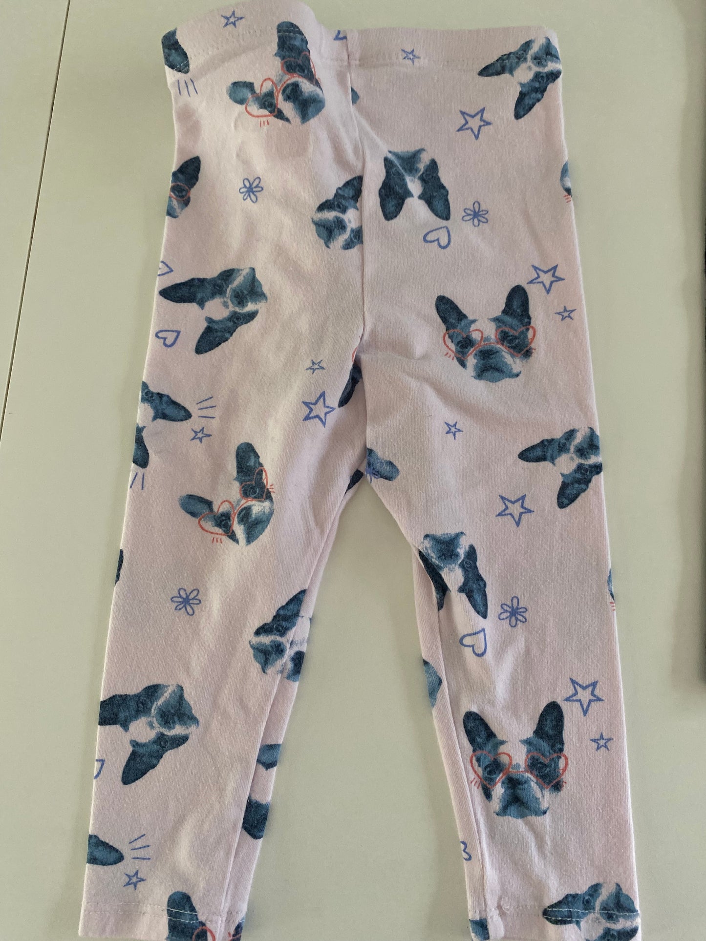 #84B- Girls 12-18M, legging bundle, set to 3, GUC