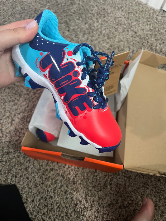 Seller #184 Boys Girls Size 12 Baseball Softball cleats Brand New - never worn