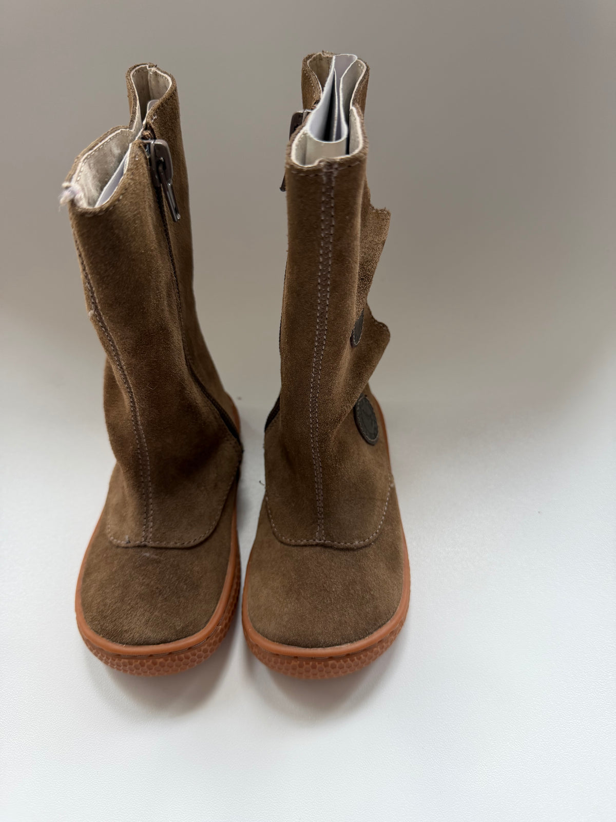 #117, Girls shoes 6c, Livie + Luca brown leather boots, New