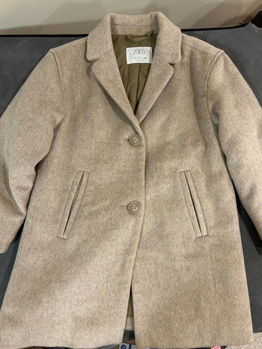 Seller 128 - REDUCED Girl's Size 6 Zara Tan Coat