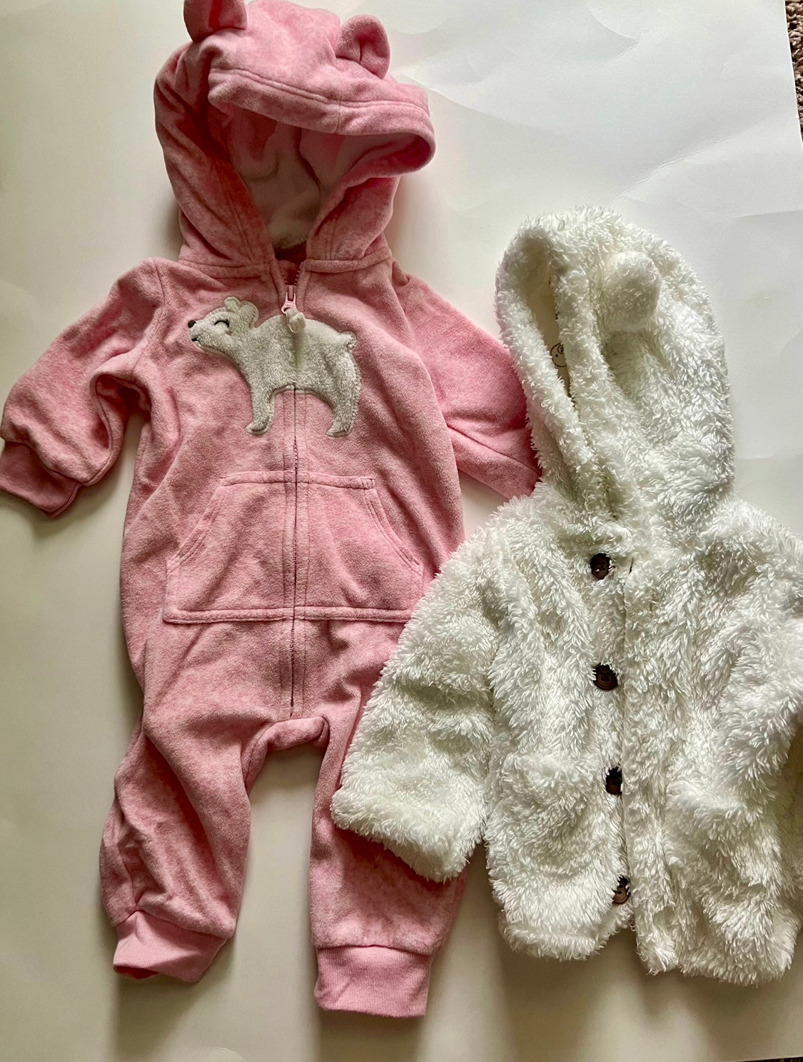 GUC Carter's 3 Month Girl's Winter Coat Bundle