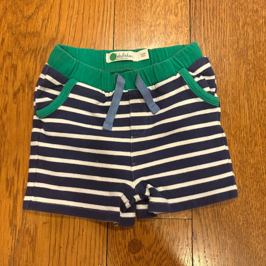 Seller 98 Boys 3-6m Baby Boden Navy/White Striped Shorts