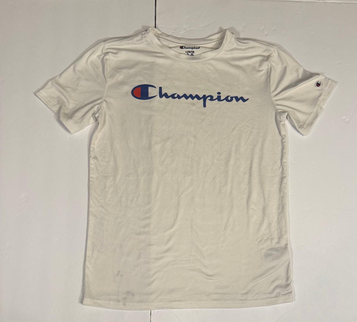 #141 Boys Large 10-12 Set of 3 Champion Athletic Shirts