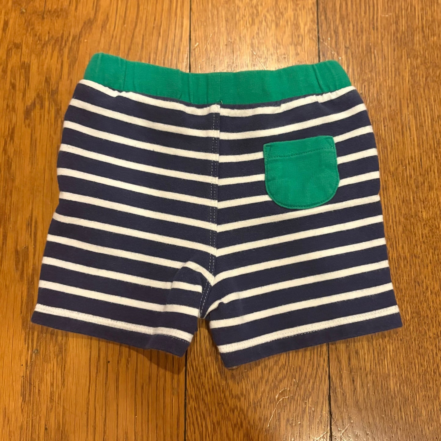 Seller 98 Boys 3-6m Baby Boden Navy/White Striped Shorts