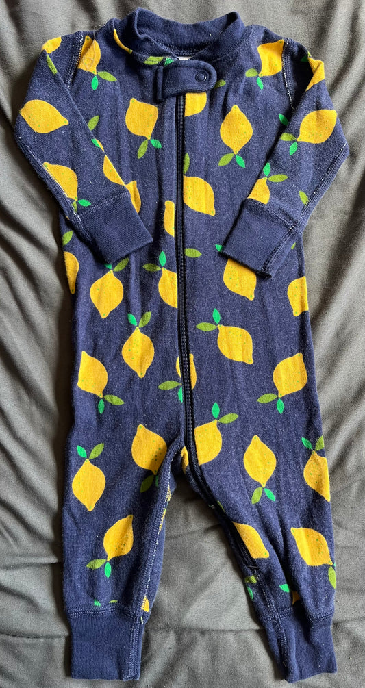 Seller #13 Hanna Andersson 3-6 months gender neutral lemon footless sleeper