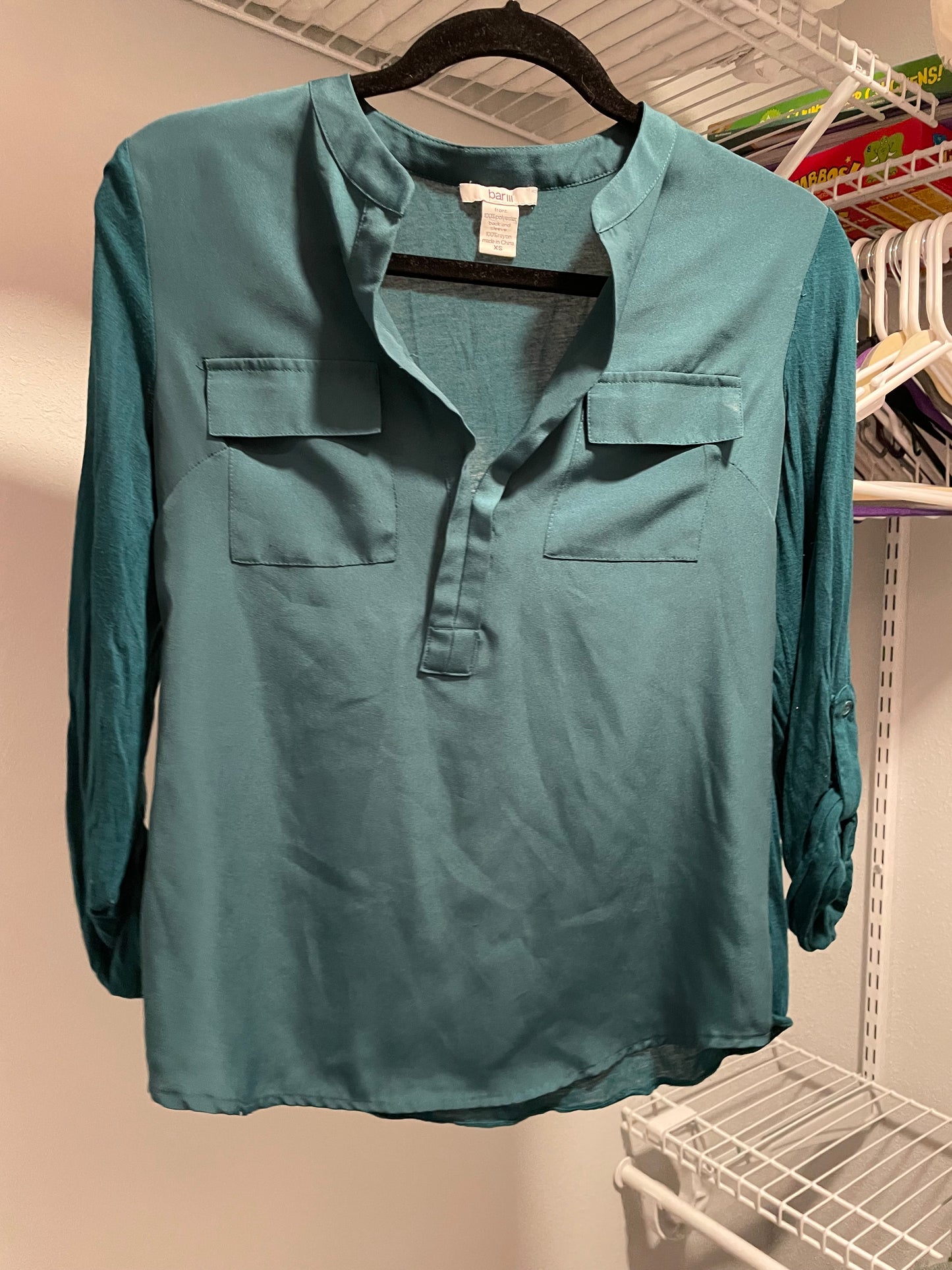 Women's XS Bar III Shirt - Teal