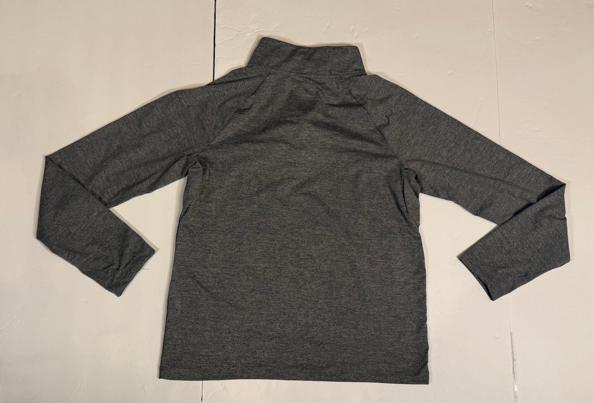 #141 Boys Large 10-12 All in Motion Athletic Quarter Zip  with Thumb Hole - Gray