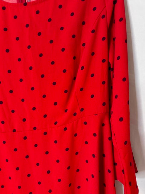#90 Old Navy women's polka dot dress    Size L