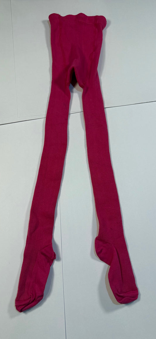 #180 Girls 4T Hanna Andersson Hot Pink Tights