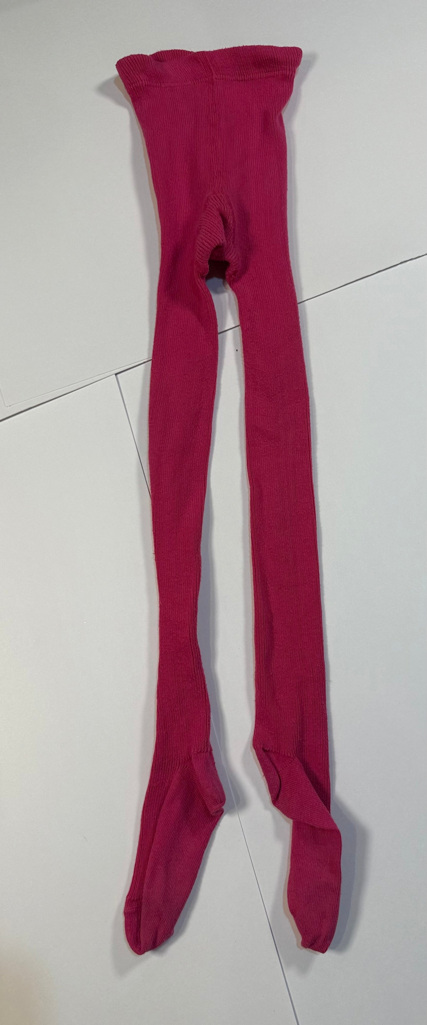 #180 Girls 4T Hanna Andersson Hot Pink Tights