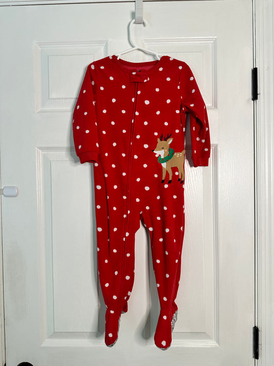 #102A 2T Girl's Carter's Fleece Christmas PJs *REDUCED*