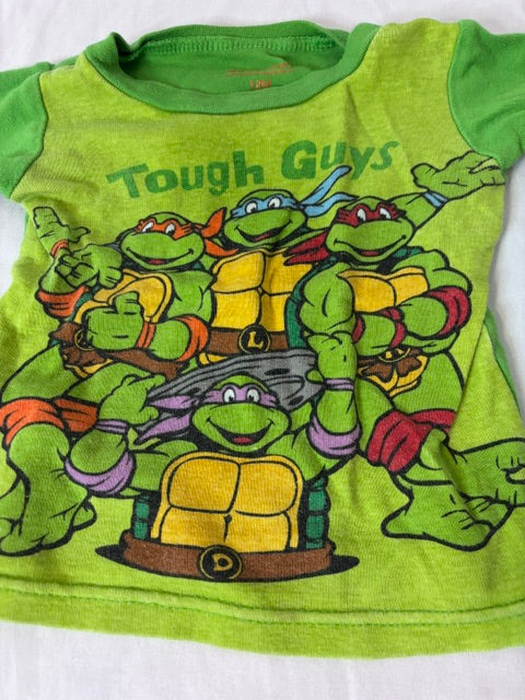 #90Teenage Mutant Ninja Turtles pajama set    Boys Size 12 months
