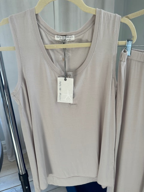 #222 Women's Barefoot Dreams XS Henley PJ Set NWT