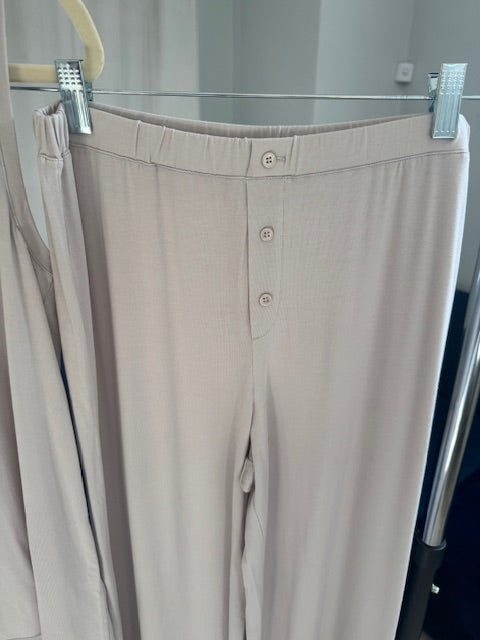 #222 Women's Barefoot Dreams XS Henley PJ Set NWT