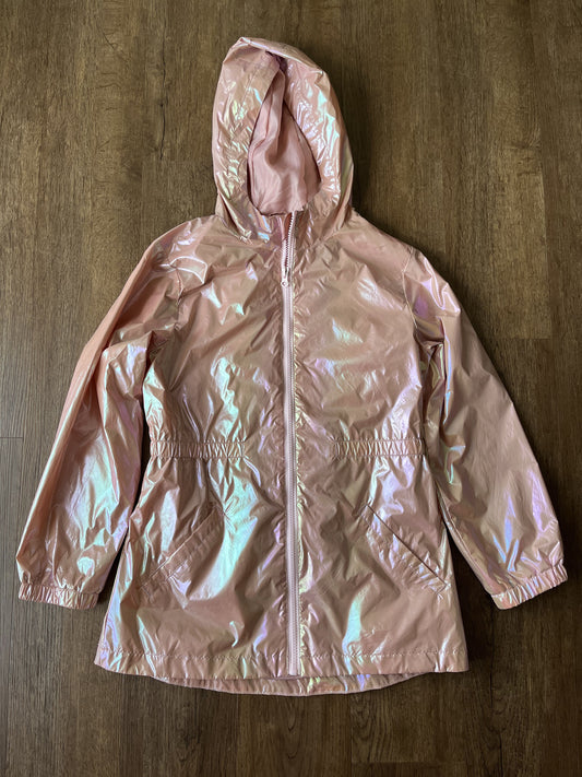 #124 EUC Wonder Nation Pick Shimmer Jacket Girls Size L 10/12