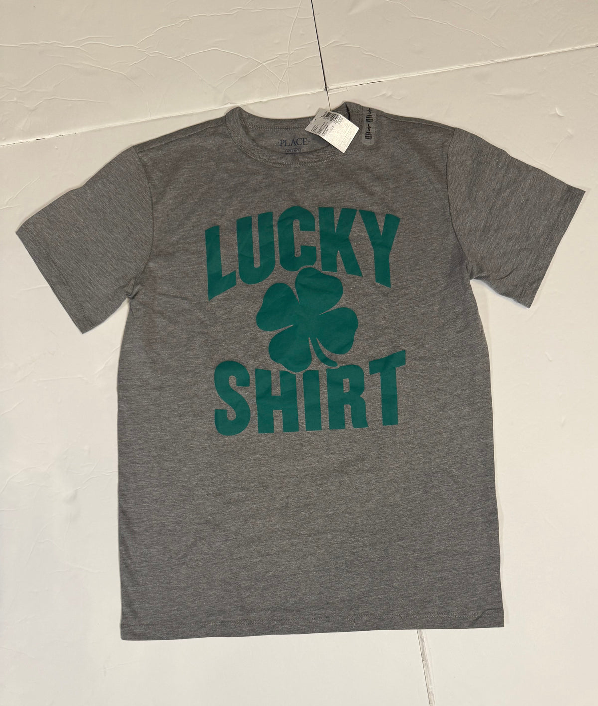 #141 Boys Large 10-12 Childrens Place Bundle - NWT Lucky Shirt for St Patricks Day, Turkey Bowl and Football is my Valentine