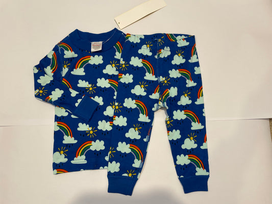 Hanna Andersson Long Johns Jammies Size 85 (2T) NEW