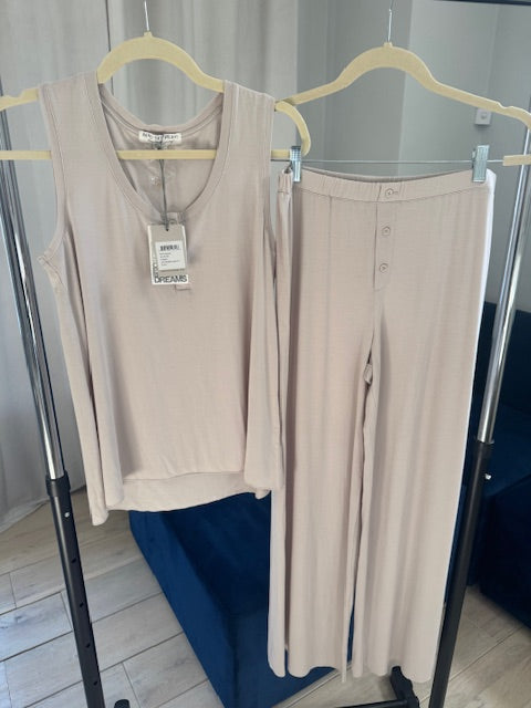 #222 Women's Barefoot Dreams XS Henley PJ Set NWT