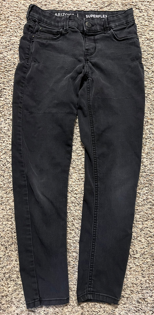 Seller #184 Girls Size 12 Black Jeans with adjustable waist