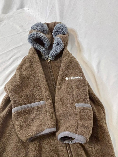 #90 Columbia baby fleece bunting/snowsuit    Size 3–6 months