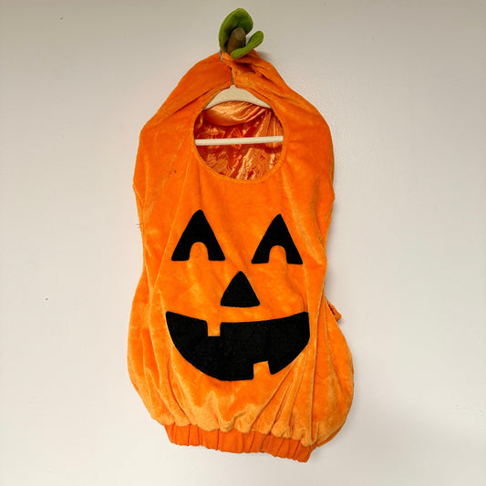 #87 Halloween pumpkin costume, 12-24 months