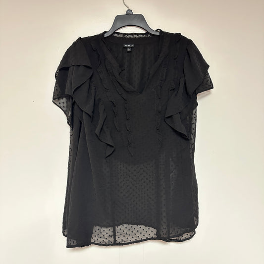 #87 Torrid size 4 (26/28) black top