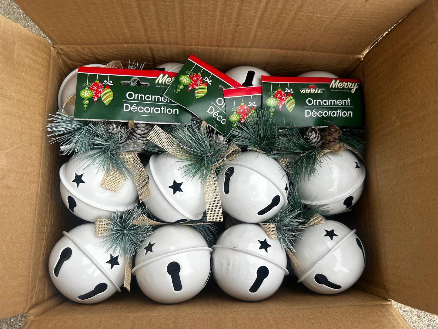 #77 New in Box Set of 24 Bell Ornaments