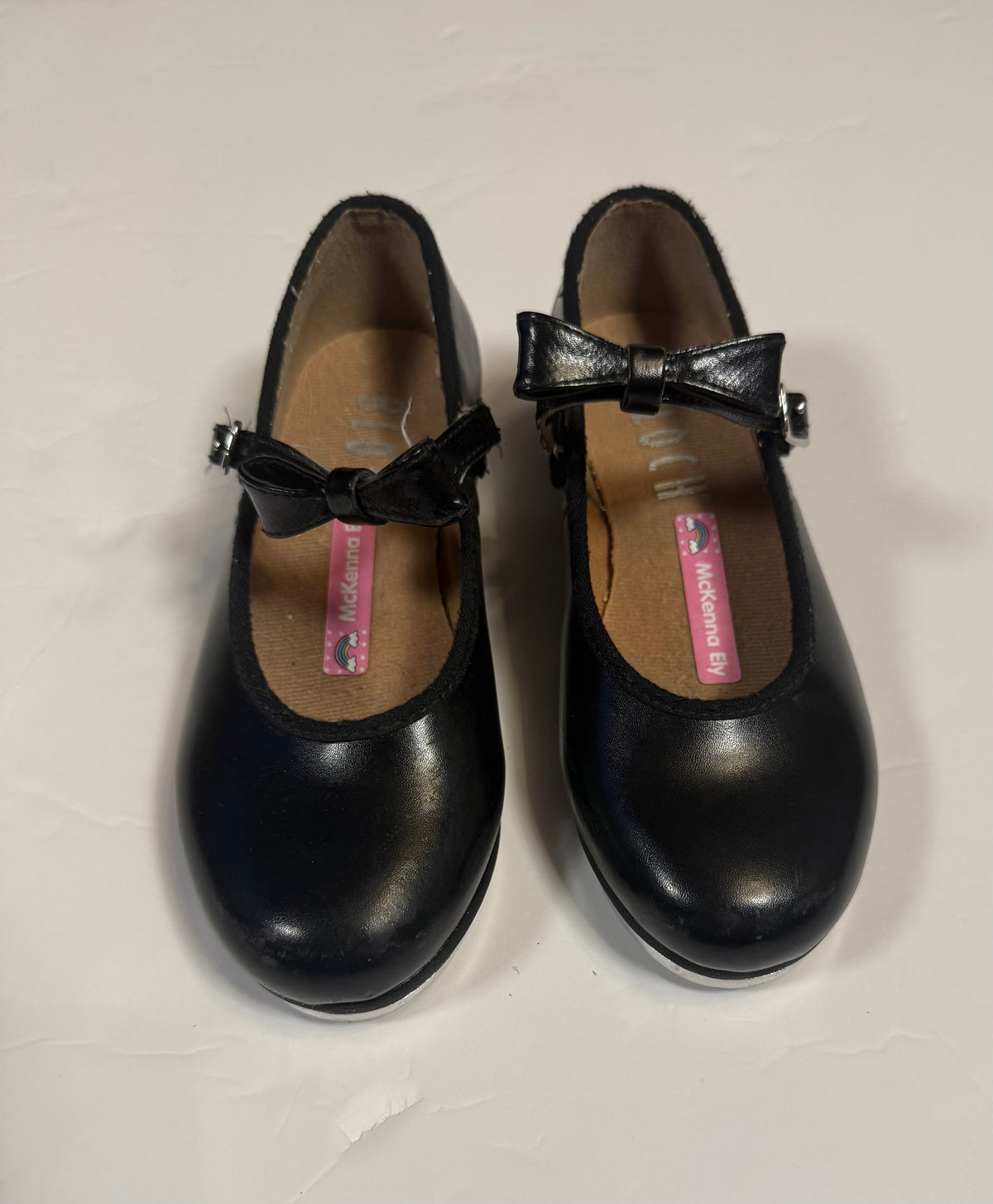 #141 Girls Size 10.5 Bloch Black Tap Shoes