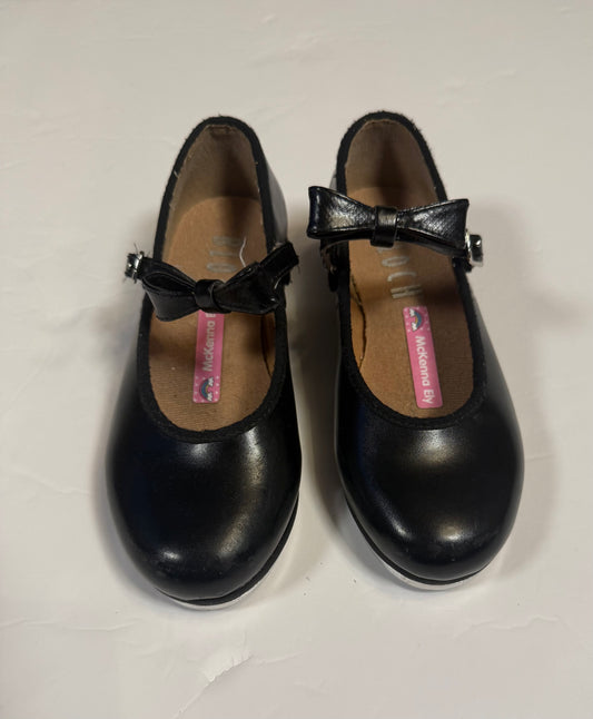 #141 Girls Size 10.5 Bloch Black Tap Shoes