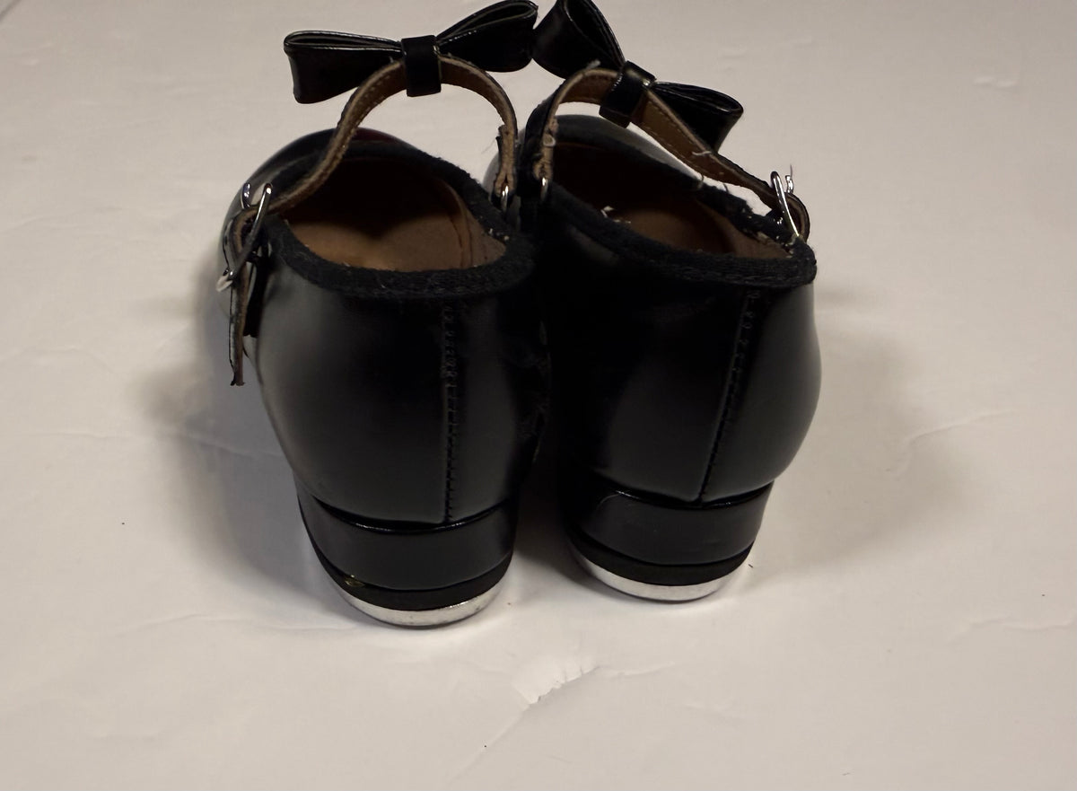 #141 Girls Size 10.5 Bloch Black Tap Shoes