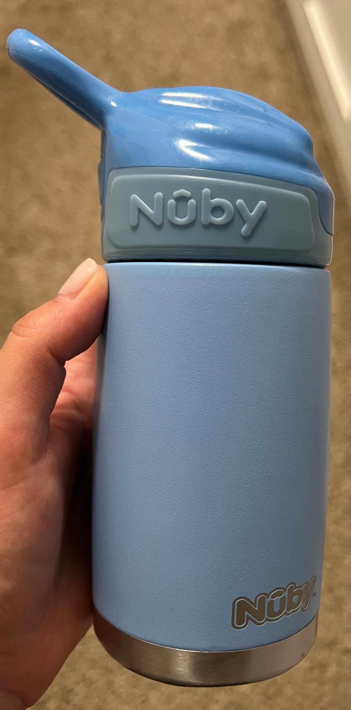 Seller #184 Girls Boys Nuby 10 ox stainless steel water bottle leak proof 18M 24M 2T 3T 4T