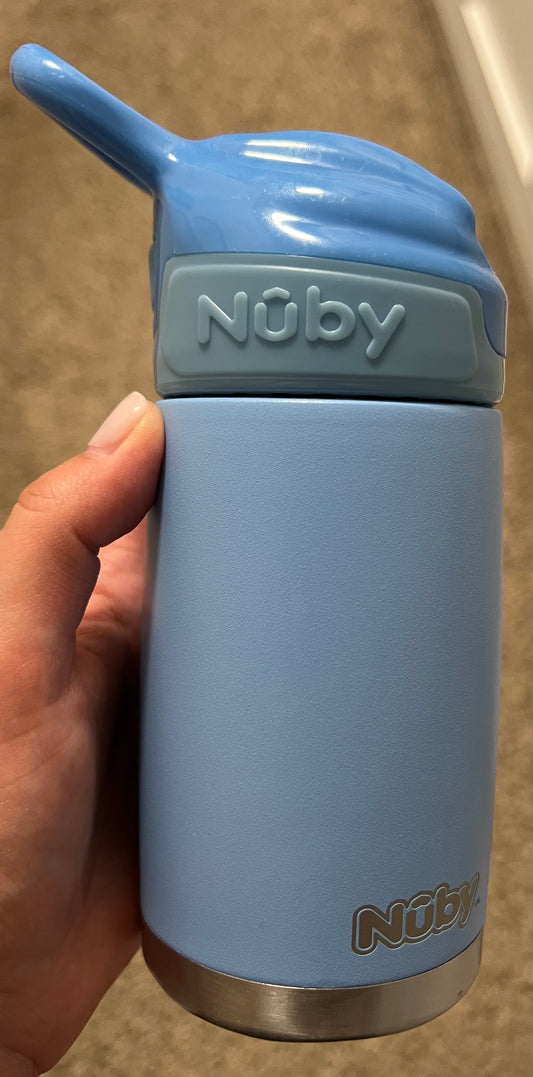 Seller #184 Girls Boys Nuby 10 ox stainless steel water bottle leak proof 18M 24M 2T 3T 4T