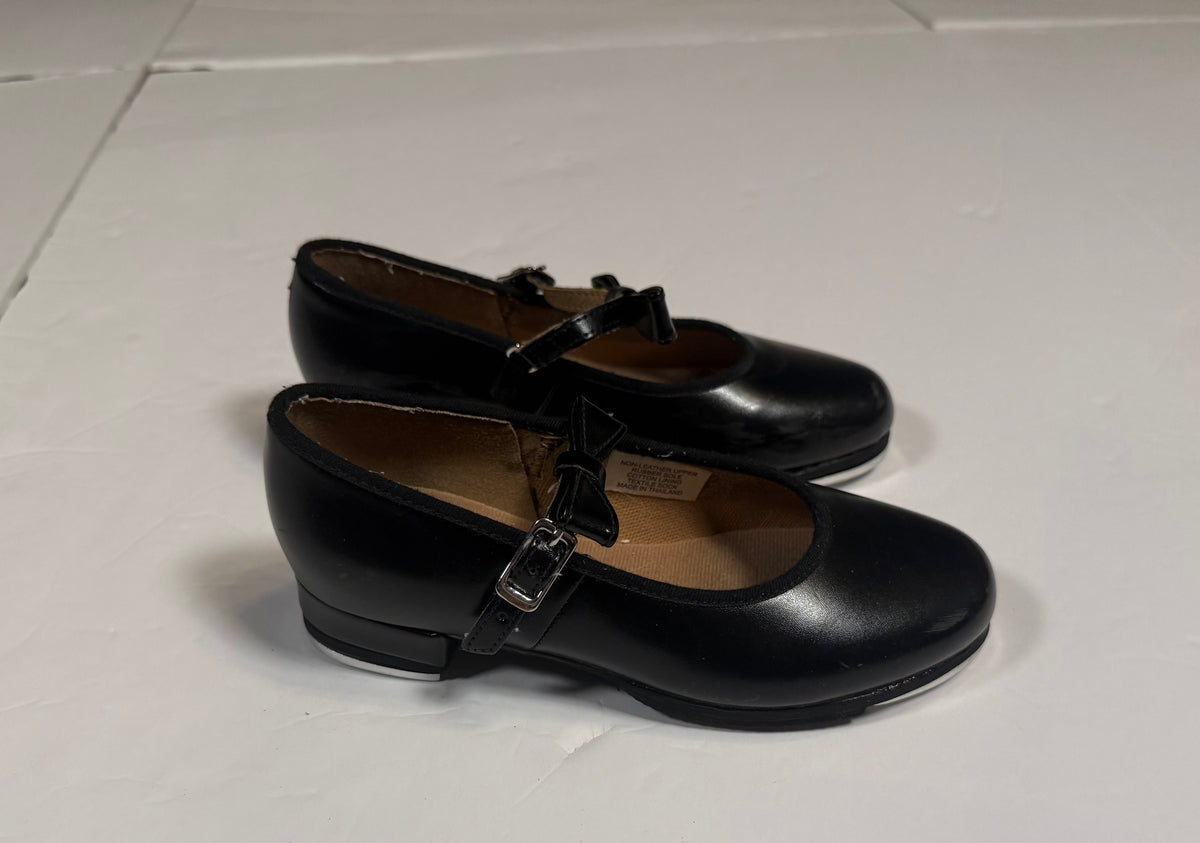 #141 Girls Size 12 Bloch Black Tap Shoes