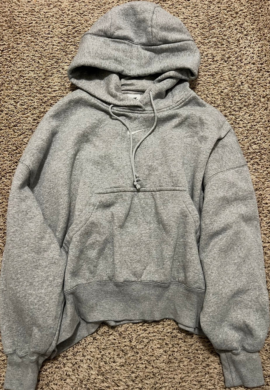 Seller #184 women’s Size Medium Nike Crop pullover sweater fleece lining