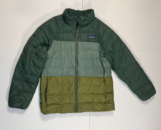 #180 Boys Small 7-8 Patagonia Green Puffer Down Jacket (2 available)