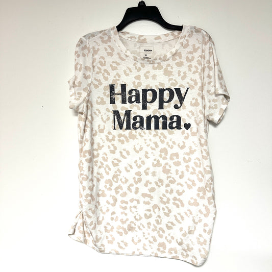 #87 Sonoma womens xl maternity t shirt