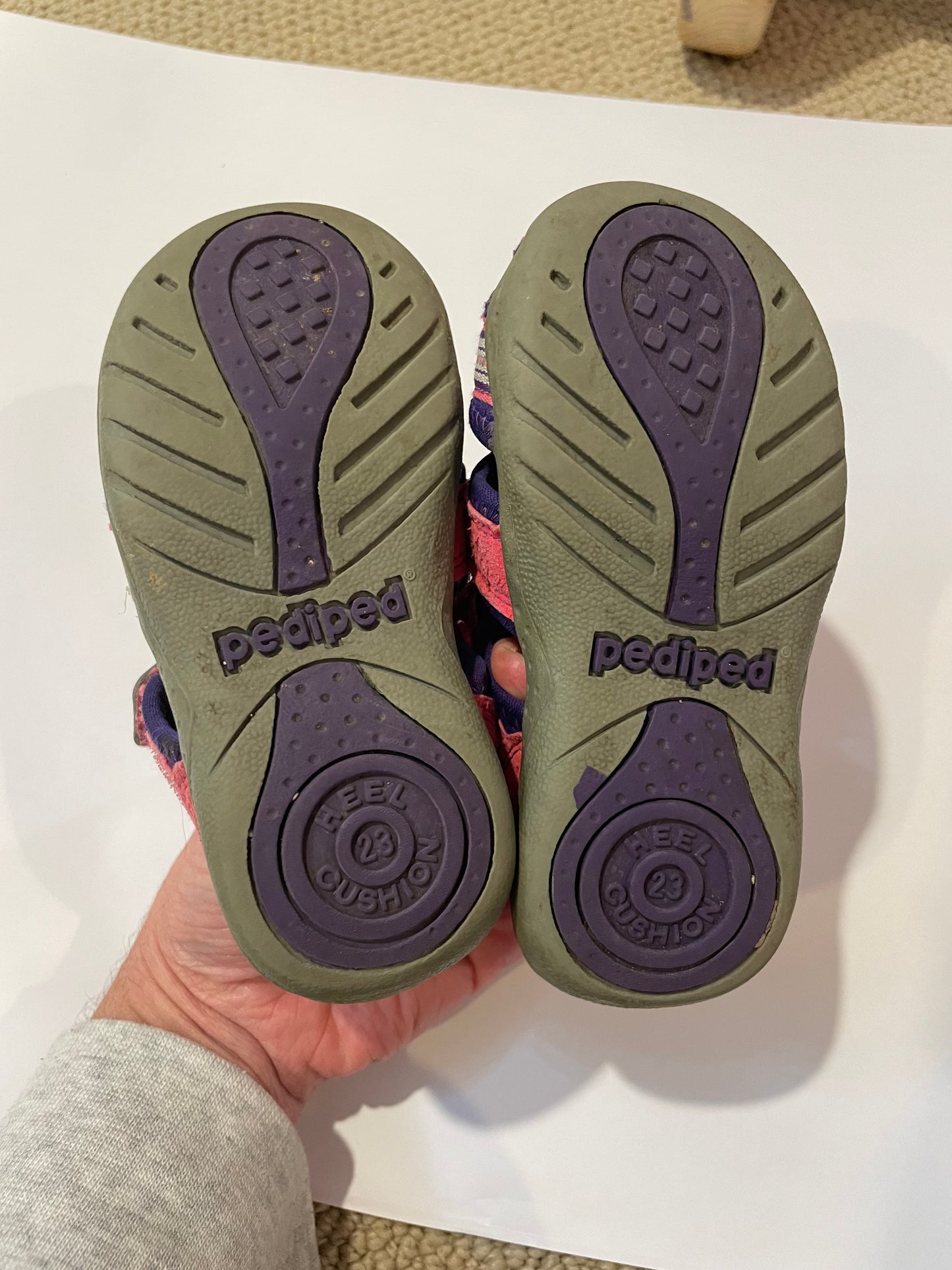 Pediped Flex Sahara Girl Waterproof Sandals Size 23/US 7 GUC