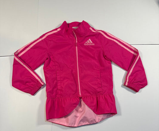 #180 Girls 4 Adidas Lightweight Jacket in Hot Pink