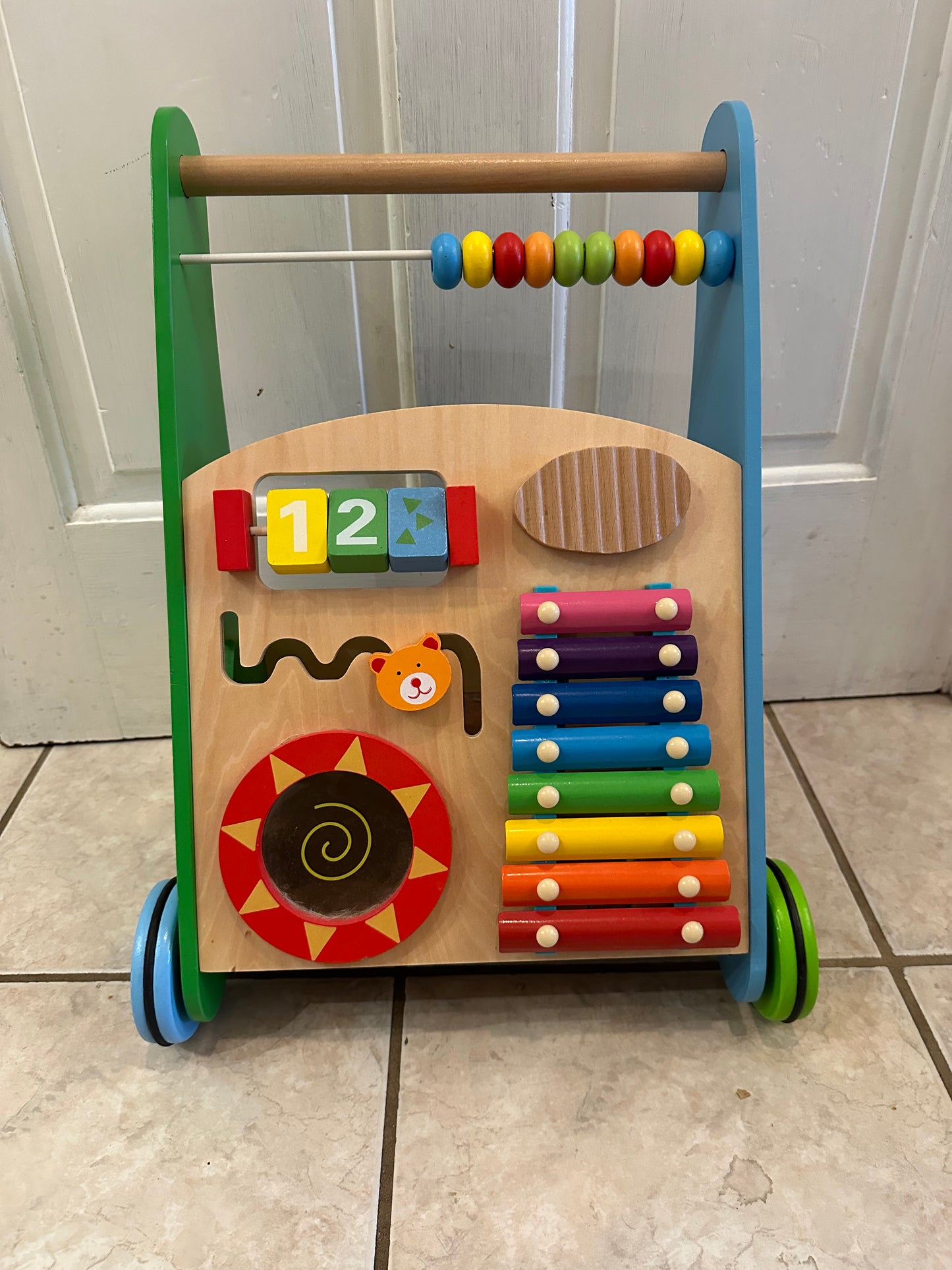 #91B Wooden Activity Walker