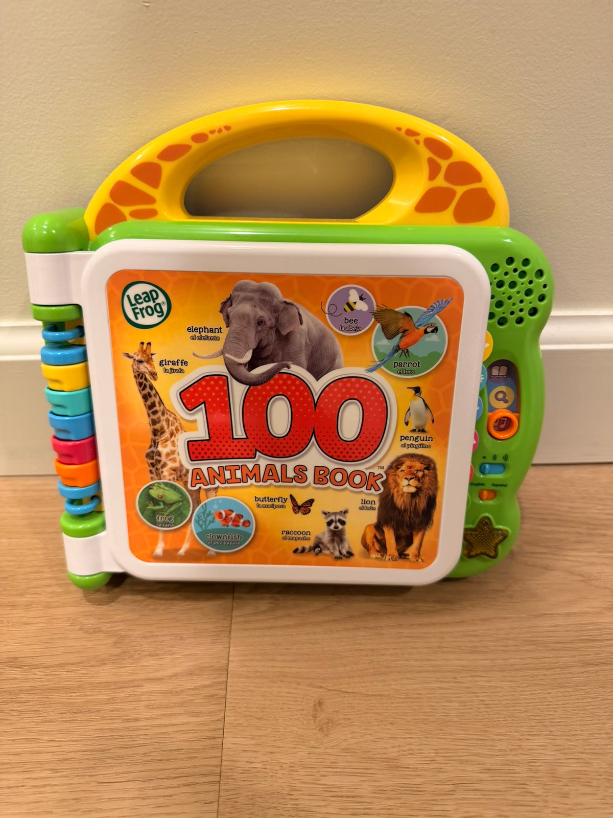 #85 Leap Frog Learning Friends 100 Animals Book, Electronic Toys