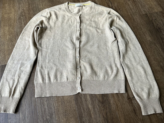 #124 Old Navy Women's Perfect Fit Tan Cardigan Size M