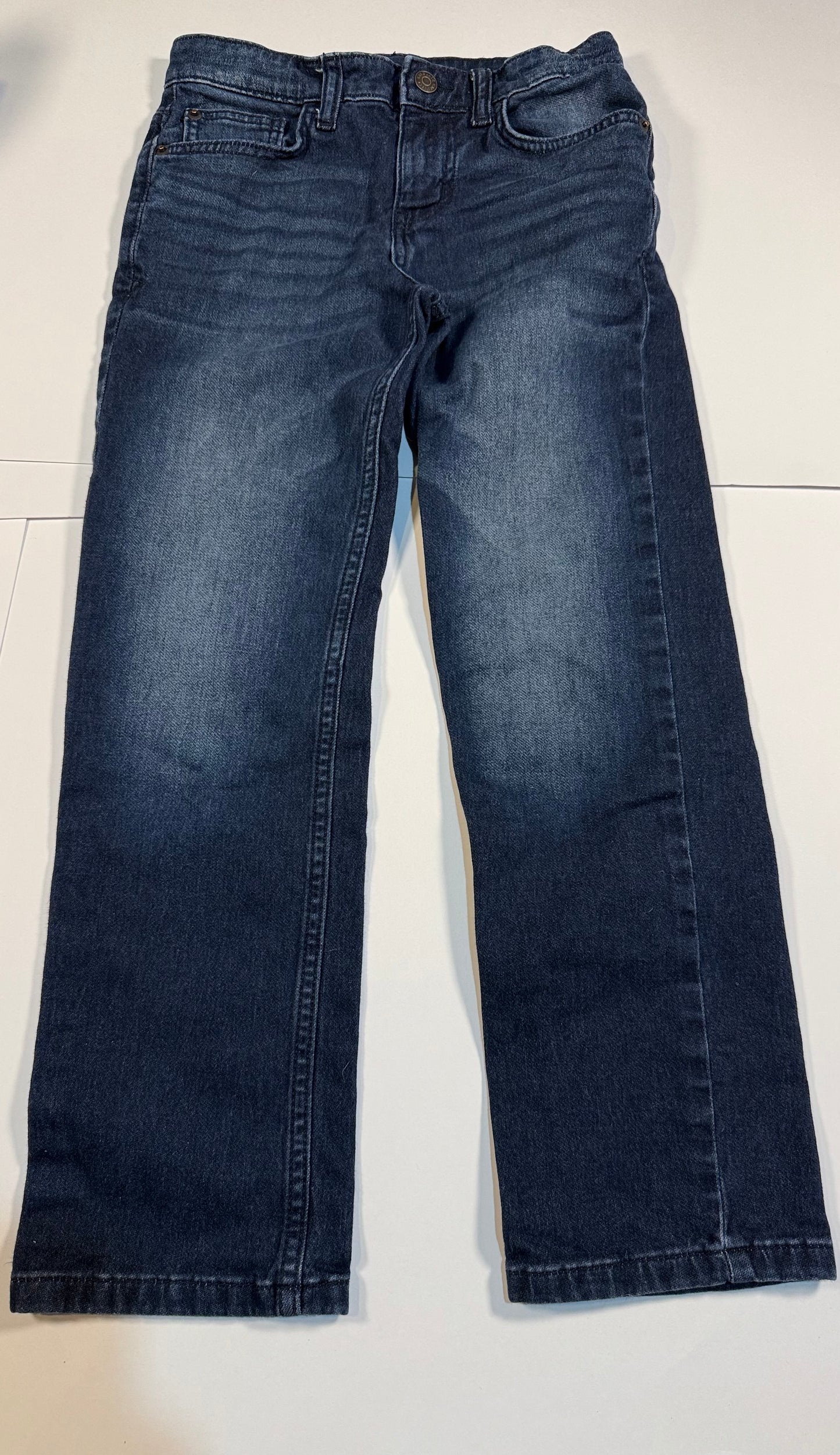 #180 Boys 8 Cat & Jack Straight Leg Jean Bundle -Dark and Light Blue