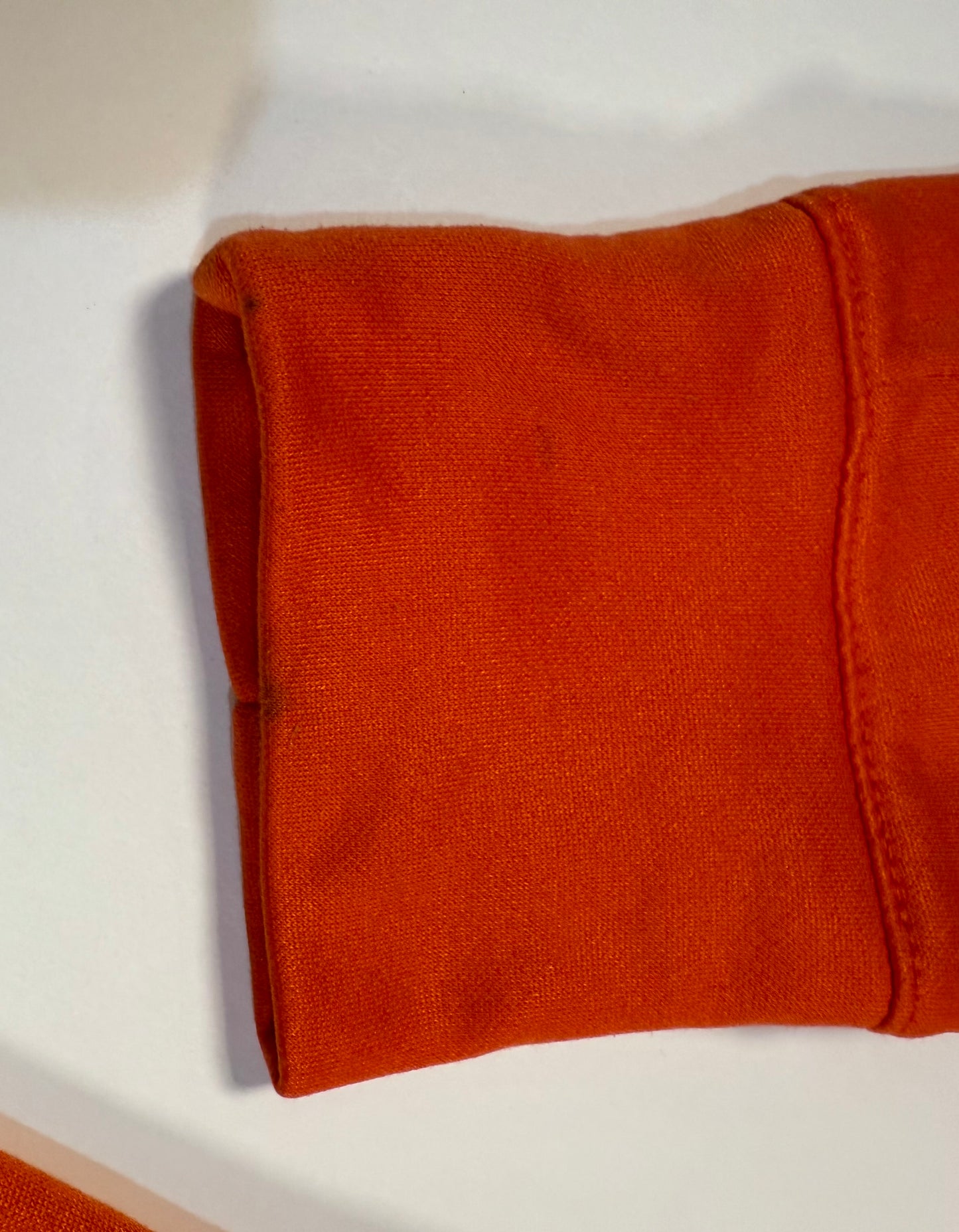 #180 Boys Medium 8 All in Motion Athletic Orange Hoodie With Thumb holes