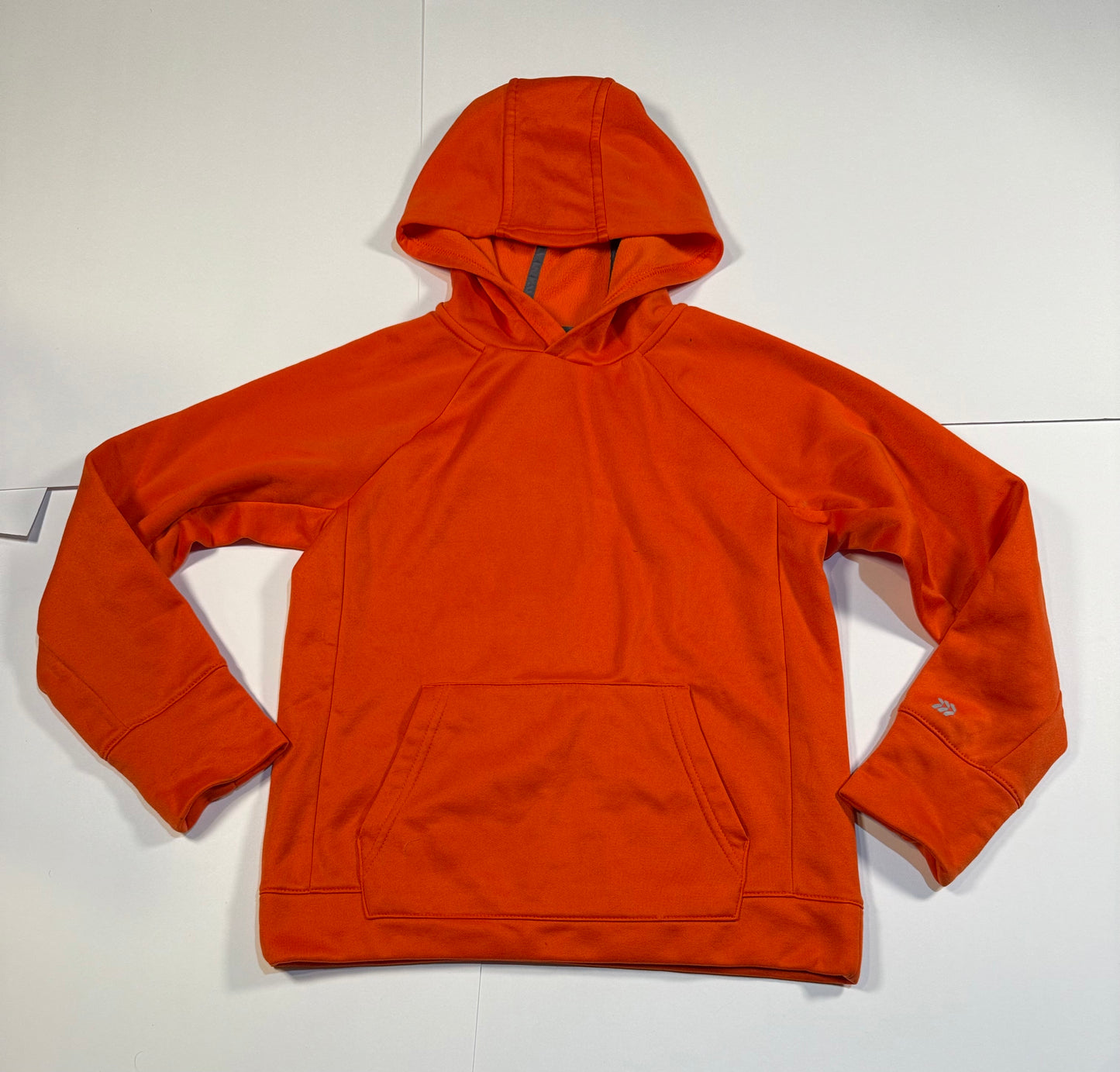#180 Boys Medium 8 All in Motion Athletic Orange Hoodie With Thumb holes