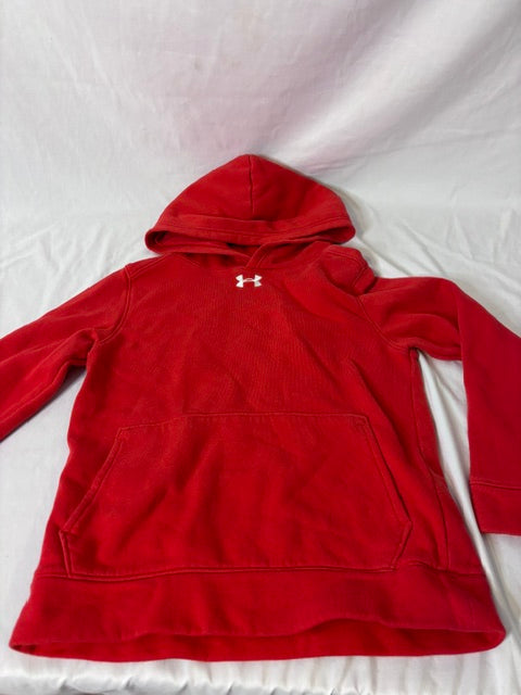 #90 Nike Sweatshirt Boys Size Youth Small Red Hooded Sweatshirt