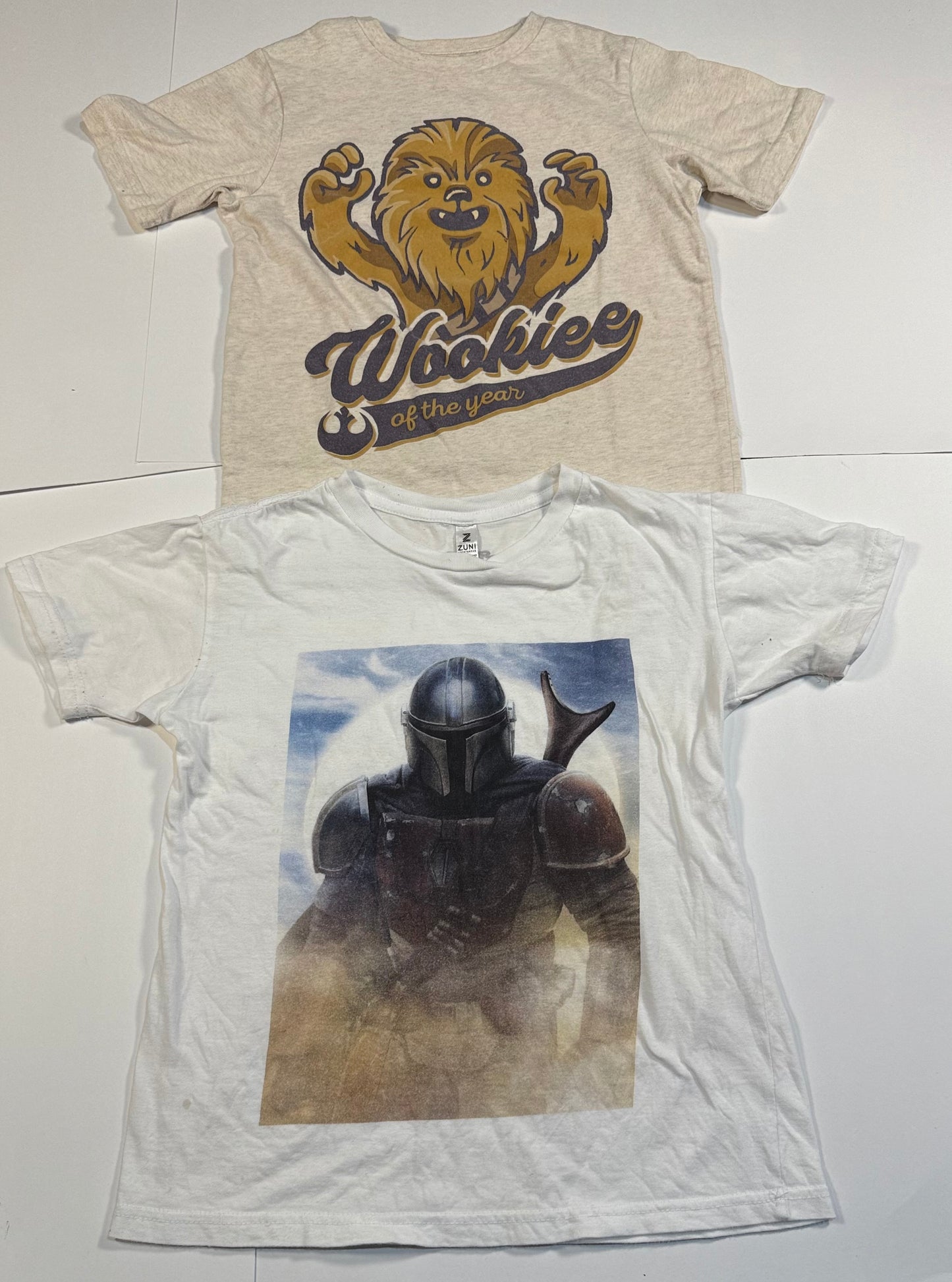 #180 Boys Medium (8) Star Wars Bundle - Wookie and Boba Fett