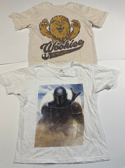#180 Boys Medium (8) Star Wars Bundle - Wookie and Boba Fett
